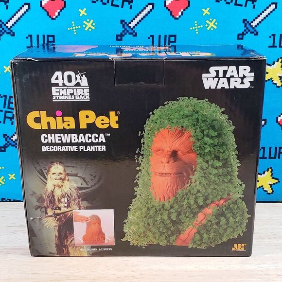 Chia Pet Star Wars Chewbacca The Empire Strikes Back Decorative Pottery Planter - Picture 4 of 8